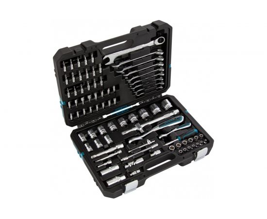 Набор инструментов GROSS 82 предметов, 120 зубьев, CrV, 1/4, 1/2 14149 – изображение 20