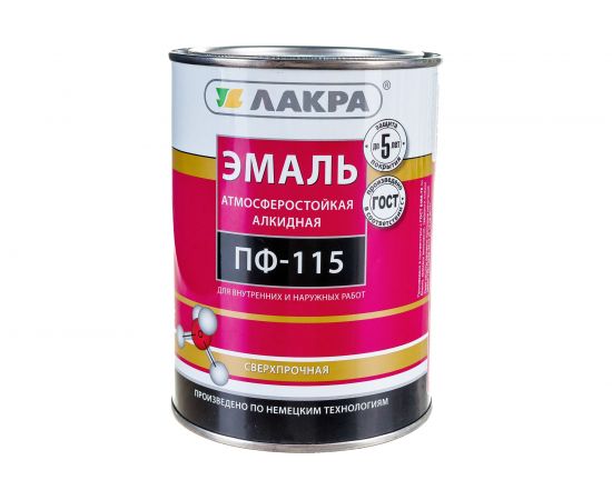 Эмаль Лакра ПФ-115 зелёная, 1 кг 90000661772 – изображение 2