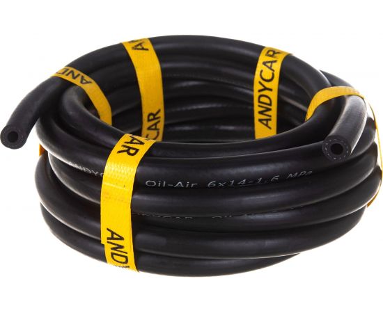 Шланг резиновый 3-х слойный маслобензостойкий ГОСТ 10362-2017 (6х14 мм; 16 атм.; бухта 5 м) Andycar H1-5 – изображение 2