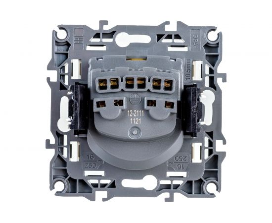 Розетка ЭРА 12-2111-02 2P E Schuko, 16A-250В, IP20, винт, 12, слоновая кость Б0029237 – изображение 2