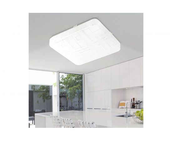 Потолочный светодиодный светильник ЭРА Классик без ДУ SPB-6-18 Nancy S 18Вт 4000К квадратный Б0051092 – изображение 2