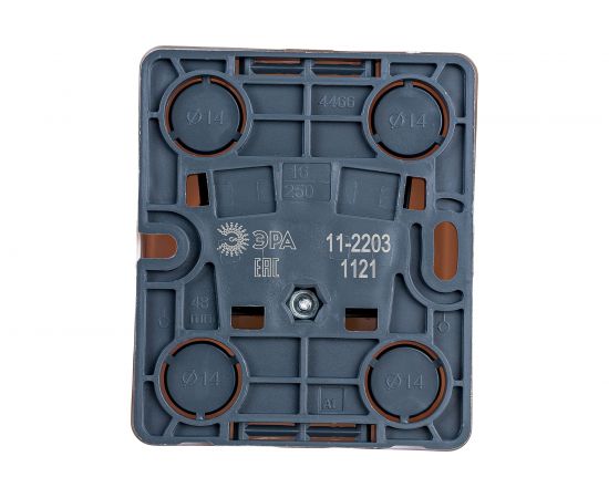 Розетка ЭРА 11-2203-01 2P E Schuko, 16A-250В, IP20, открытой установки, Эксперт, белый Б0020685 – изображение 2