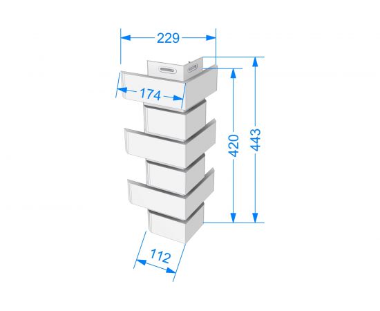 Угол DOCKE FLEMISH желтый жженый PFUL-1178 – изображение 2