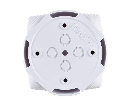 Монтажная коробка Bylectrica открытая установка, с сальниками, диаметр 94 мм, серия РЕТРО, КМ-449 – изображение 2