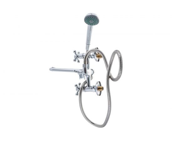 Смеситель для ванны LEDEME крест переключатель душа шаровый керамика L2208 65785 – изображение 3