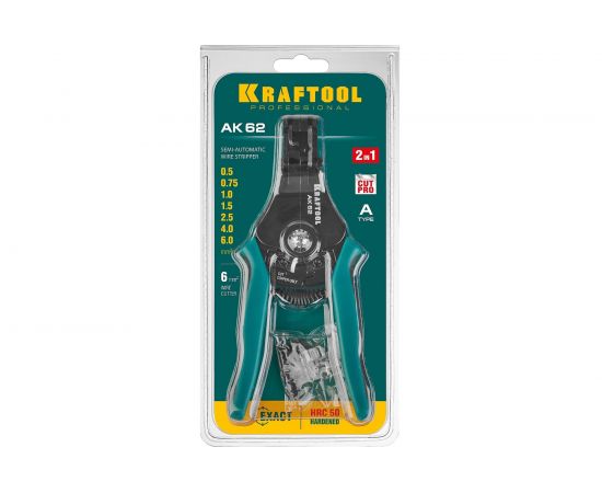 Полуавтоматический стриппер Kraftool АК-62, 0.5 - 6 мм2, 22681 – изображение 3