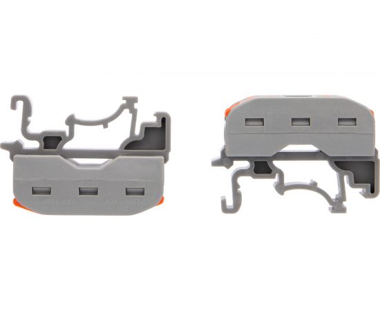 Проходная клемма REXANT с рычажком 2 полюса 0,08-4 мм2 с креплением на DIN-рейку серая 50 шт 07-5239 – изображение 3