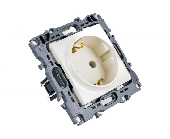 Розетка ЭРА 12-2111-02 2P E Schuko, 16A-250В, IP20, винт, 12, слоновая кость Б0029237 – изображение 3