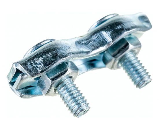 Зажим для троса ЕВРОПАРТНЕР DUBLEX Zn D2, 1 шт. Z1 07737 – изображение 3