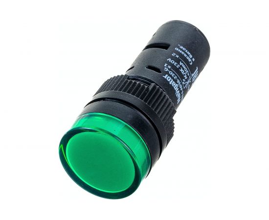 Индикаторная лампа Navigator NBI-I-AD16-230-G зеленая, d16мм, 230В AC/DC 82803 – изображение 3