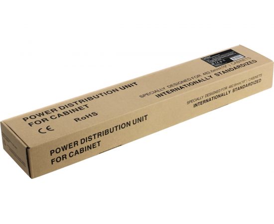 Блок розеток ExeGate ServerPro PDU-19H804 Al-8S-EU2.5CU-SW, 19, 1U, алюминий, 8Schuko, евро, 2.5м 280843 – изображение 3