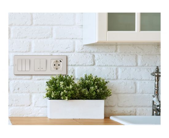 Розетка 2К+З 16А 250В с зарядным устройством USB Legrand 1.5А 5В - INSPIRIA слоновая кость 673771 – изображение 4