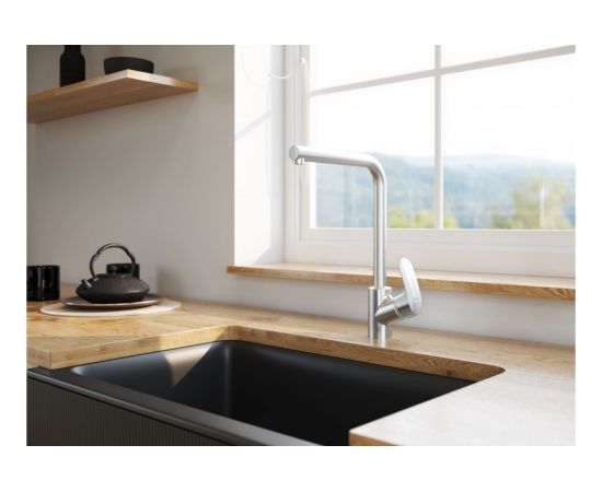 Смеситель для кухни AM.PM Like L-образный излив, сатин F8005011 – изображение 5