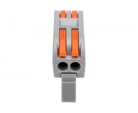 Проходная клемма REXANT с рычажком 2 полюса 0,08-4 мм2 с креплением на DIN-рейку серая 50 шт 07-5239 – изображение 5