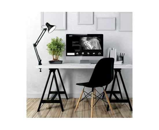 Настольный светильник Gauss модель GTL001 60W 220-240V E27 черный струбцина 1/16 GT0012 – изображение 6