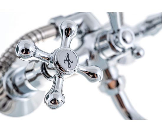 Смеситель для ванны LEDEME крест переключатель душа шаровый керамика L2208 65785 – изображение 6