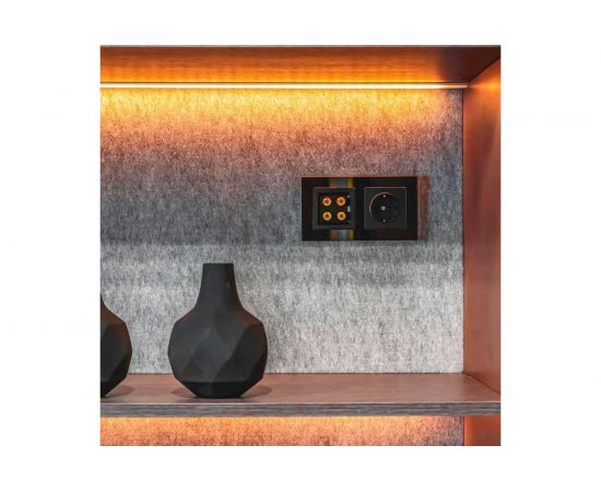 Рамка WERKEL, W0021108 на 2 поста черный a051439 – изображение 6