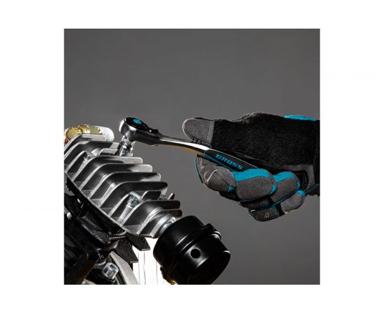 Набор инструментов GROSS 82 предметов, 120 зубьев, CrV, 1/4, 1/2 14149 – изображение 6