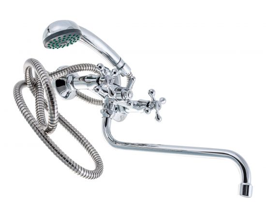 Смеситель для ванны LEDEME крест переключатель душа шаровый керамика L2208 65785 – изображение 7