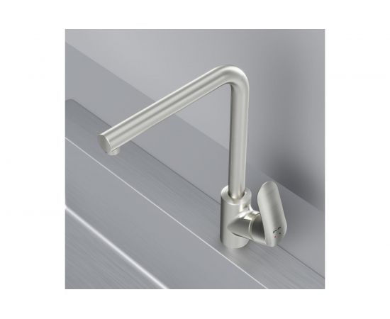 Смеситель для кухни AM.PM Like L-образный излив, сатин F8005011 – изображение 8