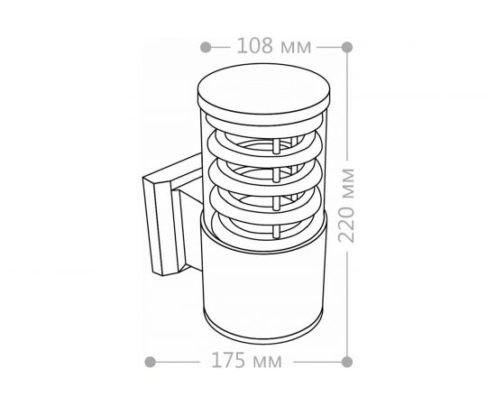 Садово-парковый светильник FERON DH0801 230V E27 черный 06300 – изображение 8