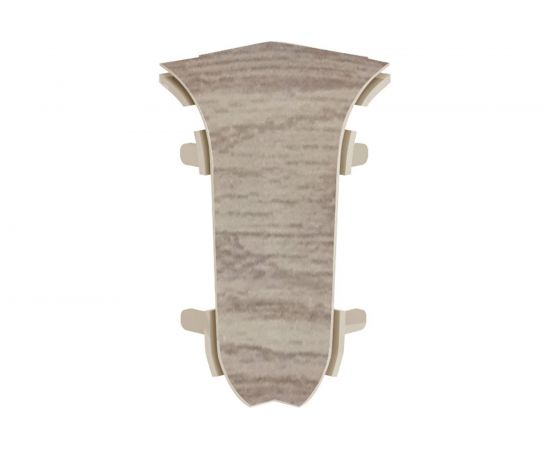 Угол внутренний для плинтуса Волшебная палочка ПВХ 58 мм, 2 шт, цвет 5813 УТ000072800 