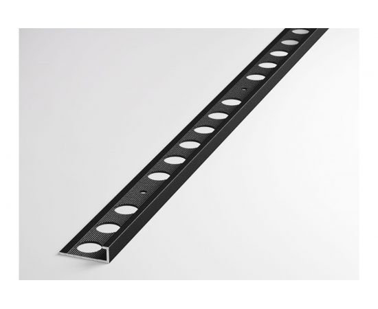 Профиль окантовочный L-образный алюминиевый ЛУКА 6 мм, 2,7 м, 5 шт, Черный УТ000031066 