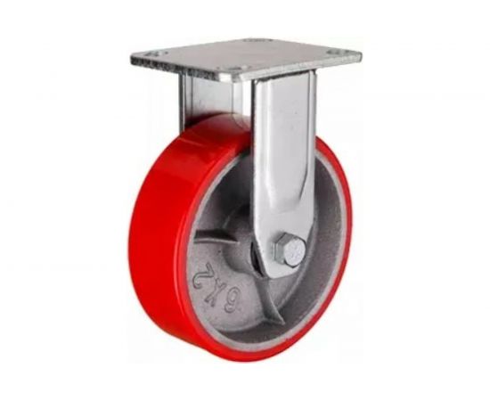 Колесо полиуретановое большегрузное неповоротное с панелью (200 мм; 460 кг) А5 1000108 