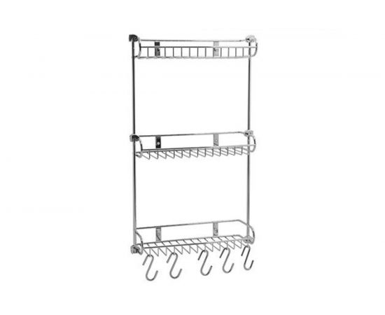 Металлическая тройная, прямая полка WasserKRAFT K-1433 
