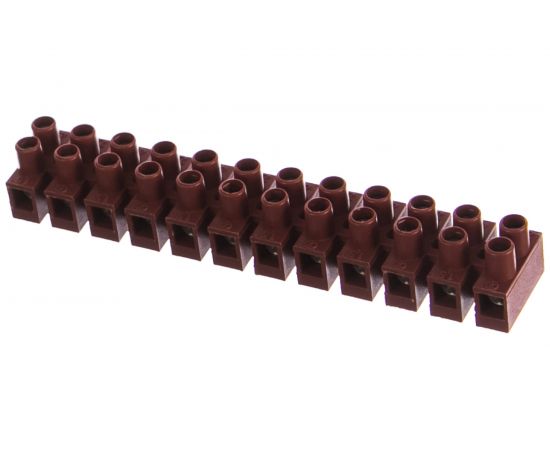 Клеммник 12р, 150°С, 450V, 24A, 2,5кв.мм DKC 43112FV 