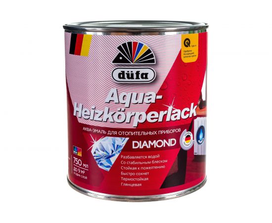 Эмаль Dufa AQUA-HEIZKORPERLACK аква для отопительных приборов 750 мл Н0000004135 