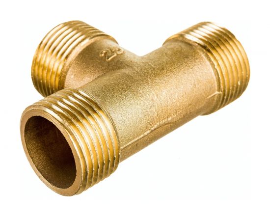 Тройник LEXLINE 1 нар/нар/нар., латунь 25 Украина 516606 – изображение 2