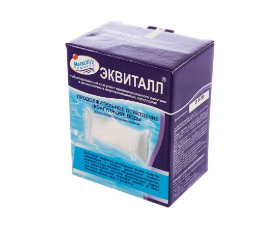 Таблетированный коагулянт Маркопул Кемиклс Эквиталл, 1кг коробка М32 – изображение 2