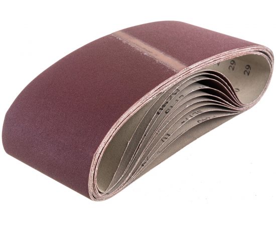 Шлифовальные ленты ЛБ 100х610 мм, А240, 14А, 10 шт. Tsunami D76110061014240 – изображение 2