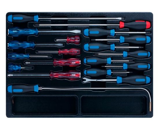 Набор отверток, съемник клипс и гибкий магнит 19шт KING TONY 9-31919MR – изображение 2