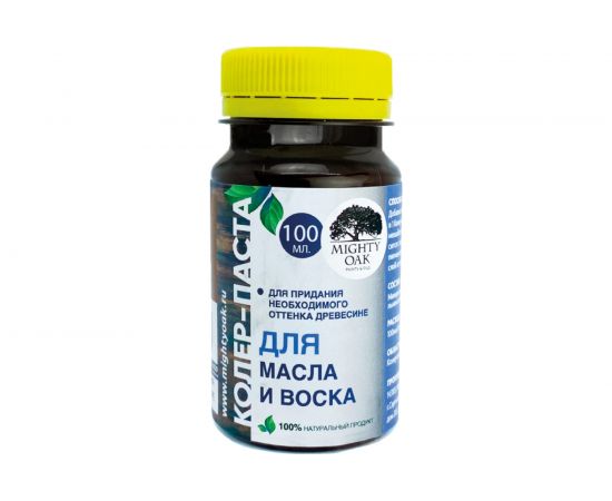 Колер-паста для масла и воска Mighty Oak К-88 (венге; 100 мл) MO128 – изображение 3