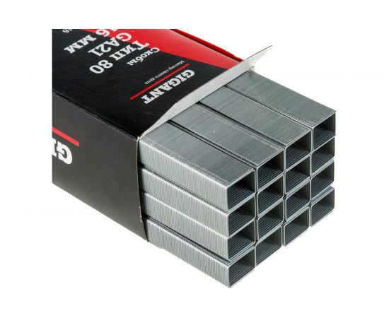 Скобы Gigant тип 80, 16 мм, 4800 шт. GS-80-16 – изображение 3