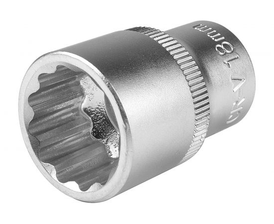 Головка торцевая двенадцатигранная AV Steel (18 мм; 1/2) AV-521018 – изображение 3