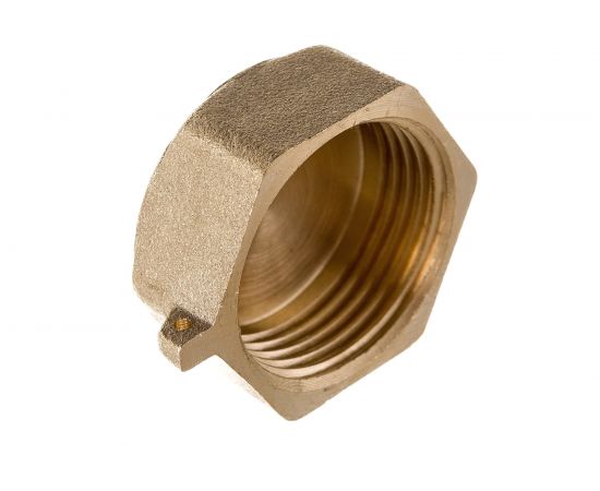 Заглушка LEXLINE 3/4 вн., латунь, с контрольным отверстием 20 Украина 514575 – изображение 3