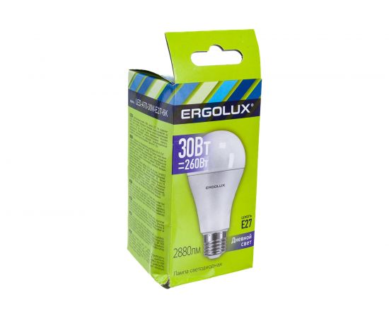 Светодиодная лампа Ergolux LED-A70-30W-E27-6K ЛОН, 30Вт, E27, 6500K, 180-240В 14230 – изображение 3