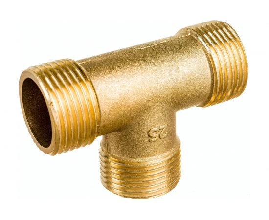 Тройник LEXLINE 1 нар/нар/нар., латунь 25 Украина 516606 – изображение 3