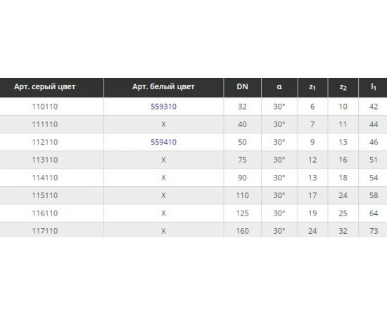Канализационный отвод Ostendorf белый, 32 мм, 30 градусов 559310 – изображение 3