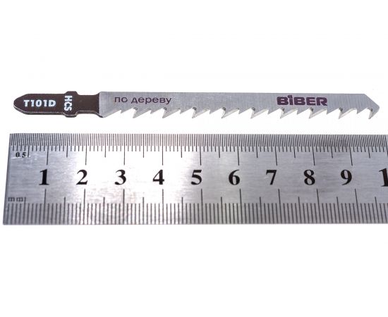 Пилка по дереву Т101D (3 шт; 74 мм; 6TPI; чистый рез) Biber 85275 тов-120518 – изображение 3