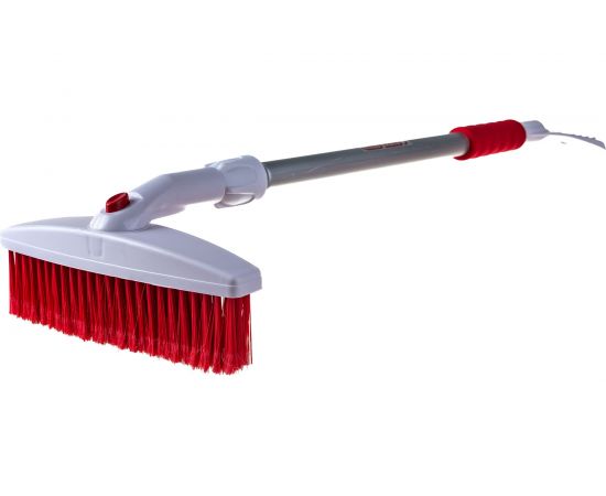 Щетка от снега со скребком, телескопической ручкой, с распушенной щетиной SKYWAY S07801009 – изображение 3