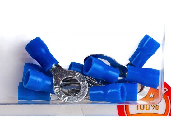 Кольцевой изолированный наконечник REXANT d 6,5мм 1,5-2,5мм2 НКи 2.5-6 синий 10 шт 06-0420-A – изображение 4