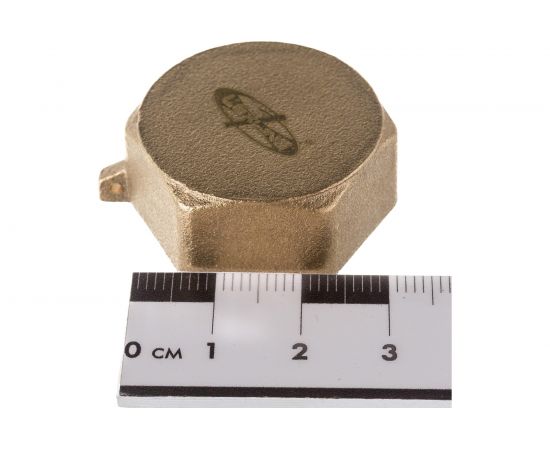 Заглушка LEXLINE 3/4 вн., латунь, с контрольным отверстием 20 Украина 514575 – изображение 4