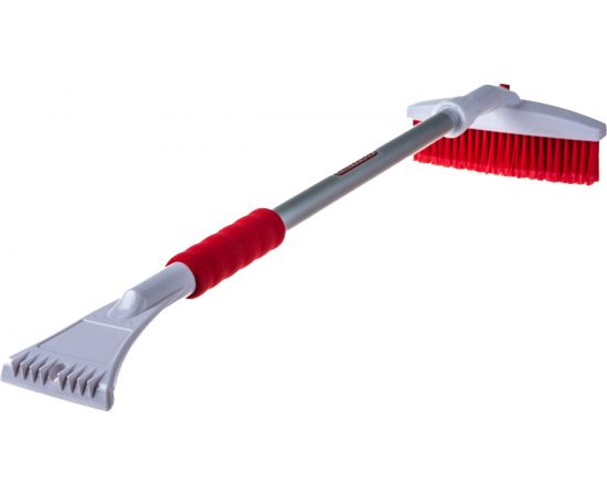 Щетка от снега со скребком, телескопической ручкой, с распушенной щетиной SKYWAY S07801009 – изображение 5