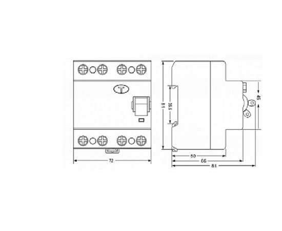 Устройство защитного отключения ЭРА Pro NO902155 УЗО ВД163S 3PN 40А 10 Б0036860 – изображение 5