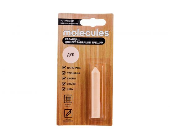 Восковой карандаш для реставрации трещин Molecules дуб KMLS710 – изображение 5