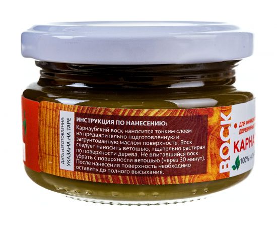 Карнаубский воск MIGHTY OAK 0.1 л, светлый орех MO166 – изображение 6